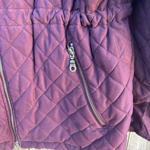 Eddie Bauer vintage women’s quilted jacket coat size small petite - Picture 2 of 10